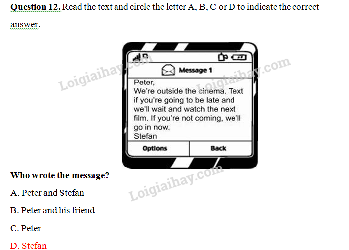 Đề thi vào lớp 6 môn Tiếng Anh trường Nguyễn Tất Thành năm 2020 1 6