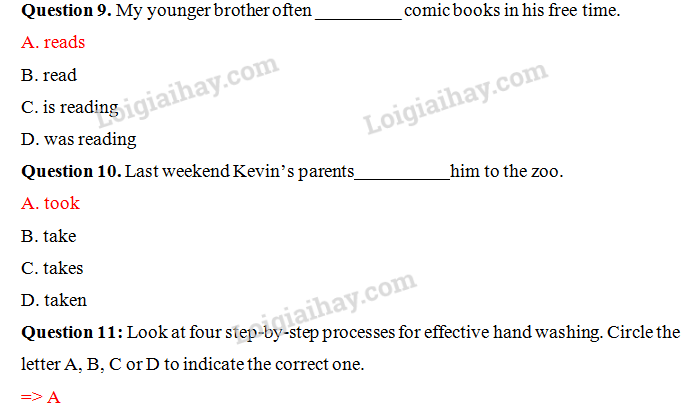 Đề thi vào lớp 6 môn Tiếng Anh trường Nguyễn Tất Thành năm 2021 1 5