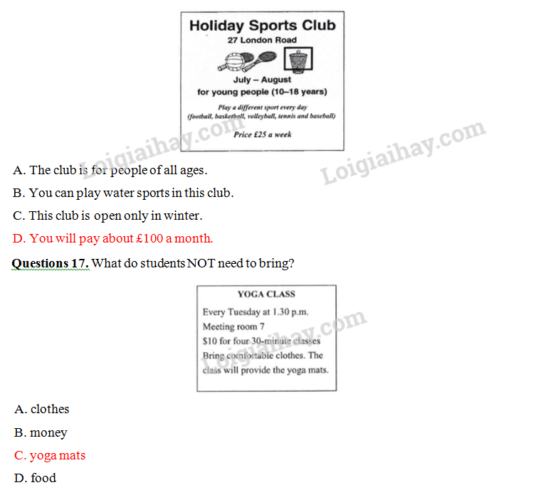 Đề thi vào lớp 6 môn Tiếng Anh trường Nguyễn Tất Thành năm 2023 1 3