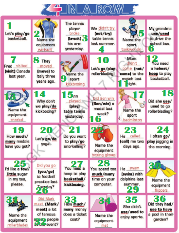 Fun time - SBT Tiếng Anh 7 Right on! 1 2