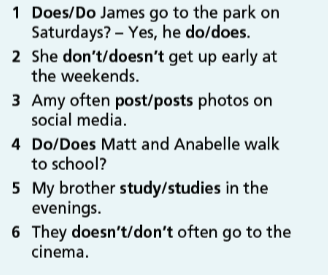 Grammar Bank Unit 1 - SBT Tiếng Anh 7 Right on! 1 1