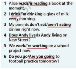 Grammar Bank Unit 1 - SBT Tiếng Anh 7 Right on! 11 2