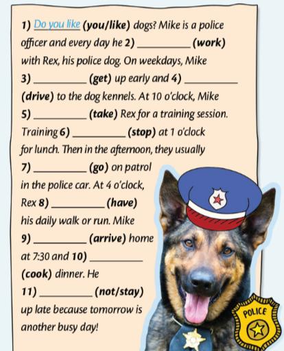 Grammar Bank Unit 1 - SBT Tiếng Anh 7 Right on! 4 1