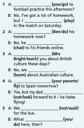 Grammar Bank Unit 1 - SBT Tiếng Anh 7 Right on! 9 1