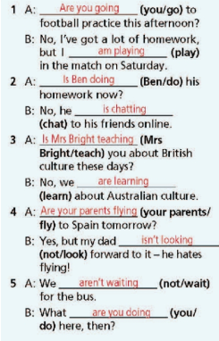 Grammar Bank Unit 1 - SBT Tiếng Anh 7 Right on! 9 2