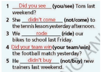 Grammar Bank Unit 2 - SBT Tiếng Anh 7 Right on! 1 2