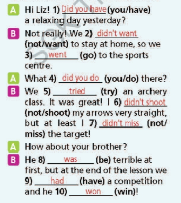 Grammar Bank Unit 2 - SBT Tiếng Anh 7 Right on! 2 2