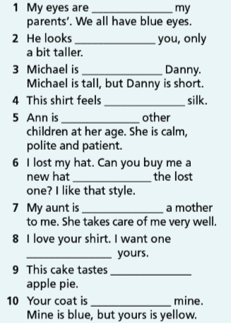 Grammar Bank Unit 5 - SBT Tiếng Anh 7 Right on! 7 1