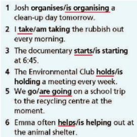 Grammar Bank Unit 6 - SBT Tiếng Anh 7 Right on! 0 2