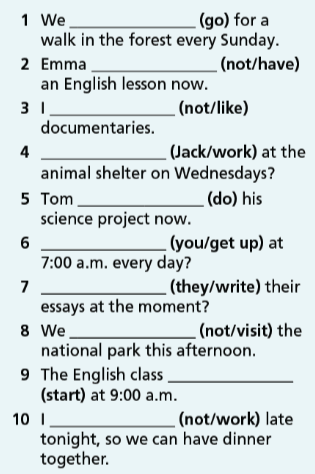 Grammar Bank Unit 6 - SBT Tiếng Anh 7 Right on! 1 1