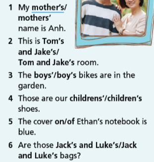 Grammar Bank Welcome back - SBT Tiếng Anh 7 Right on! 5 1