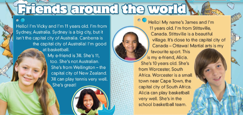 Hello! trang 6 & 7 - Tiếng Anh 6 - Right on 0 1