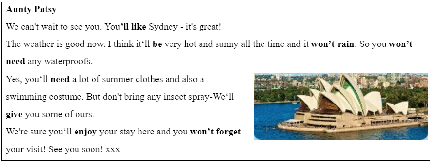 Language focus: be going to: affirmative, negative and questions, will/ won’t - Unit 8 - SBT Tiếng Anh 6 - Friends Plus (Chân trời sáng tạo) 4 3
