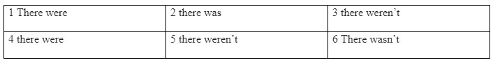 Language Focus: was,were: there was, there were - Unit 3: The Past - SBT Tiếng Anh 7 Friends Plus 3 2