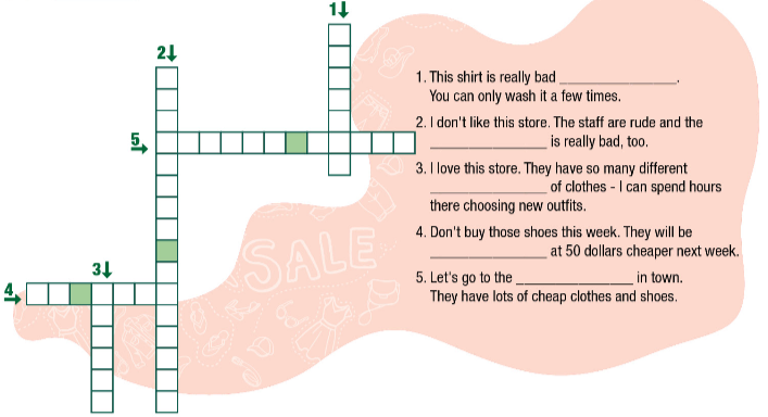 Lesson 1 - Unit 3. Shopping - SBT Tiếng Anh 10 iLearn Smart World 0 1