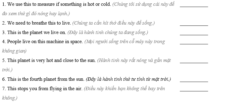 Lesson 1 - Unit 6. Life on other planets - SBT Tiếng Anh 8 iLearn Smart World 2 1