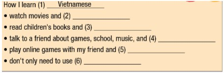 Lesson 3 - Unit 10. New Ways to Learn - SBT Tiếng Anh 10 iLearn Smart World 1 1