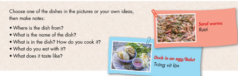 Lesson 3 - Unit 5. Food and Drinks - SBT Tiếng Anh 7 iLearn Smart World 5 1