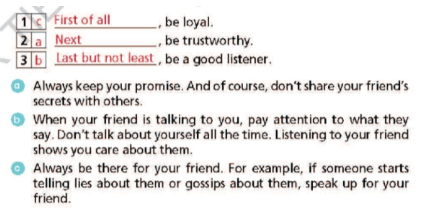 Presentation skills 1 - SBT Tiếng Anh 7 Right on! 2 2