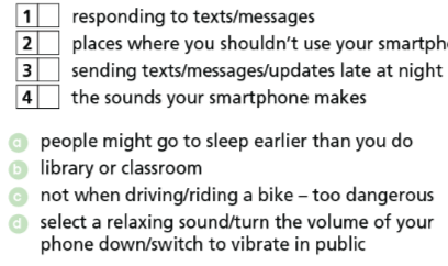 Presentation skills 4 - SBT Tiếng Anh 7 Right on! 2 1