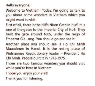 Presentation skills 5 - SBT Tiếng Anh 7 Right on! 3 2