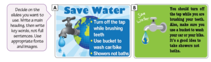 Presentation skills 6 - SBT Tiếng Anh 7 Right on! 2 1