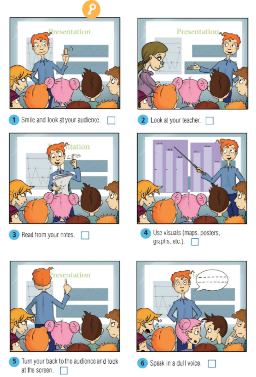 Presentation skills – SBT Tiếng Anh 6 – Right on! 1