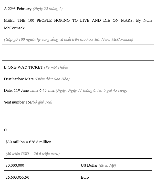 Reading: Future humans - Unit 5. Years ahead - SBT Tiếng Anh 8 Friends Plus 1 1