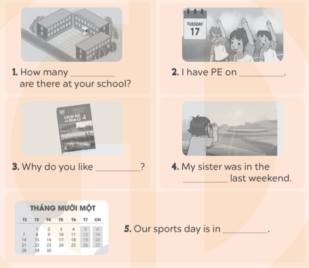 Self-check 2 - SBT Tiếng Anh 4 - Global Success 2 1