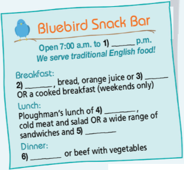 Skills Practice A - SBT Tiếng Anh 7 Right on! 4 1