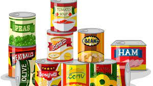 Image Example for packaged and canned food