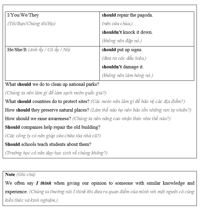 Tiếng Anh 11 Unit 6 Lesson 2 11 1