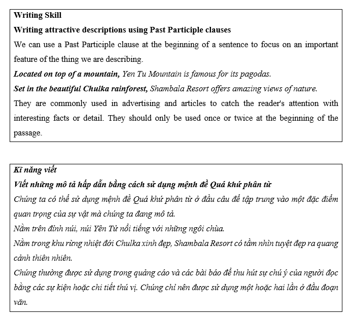 Tiếng Anh 11 Unit 6 Lesson 3 8 1