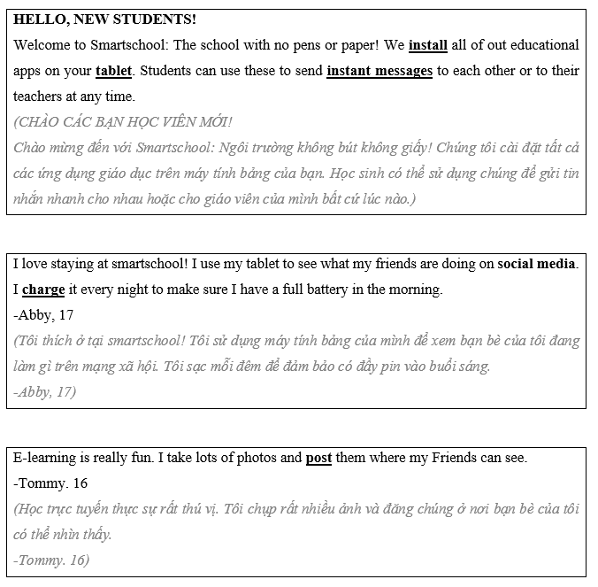 Tiếng Anh 11 Unit 9 Lesson 2 1 1