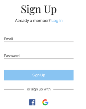 Image Example for sign up