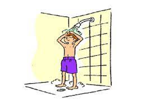 Image Example for has a shower
