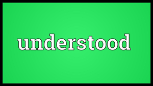 Image Example for understood