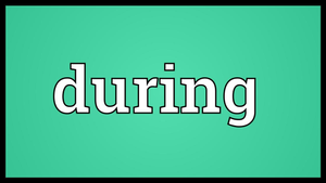 Image Example for during