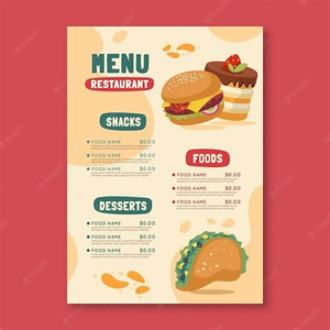 Image Example for menu