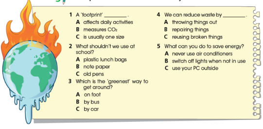 Tiếng Anh 7 5. Going Green 2 1