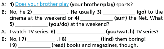 Tiếng Anh 7 Unit 1 1b. Grammar 2 1