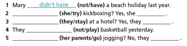 Tiếng Anh 7 Unit 2 2b. Grammar 2 1