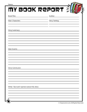 Image Example for book report