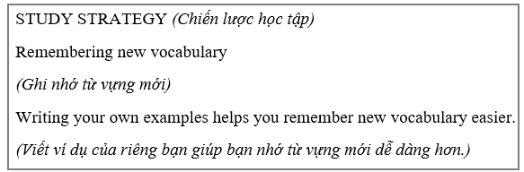 Tiếng Anh 8 Unit 5 Vocabulary and listening: Lifestyle choices 2 1