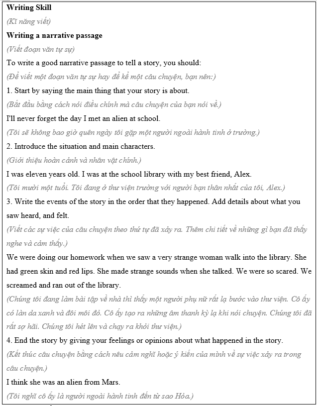 Tiếng Anh 8 Unit 6 Lesson 3 5 1