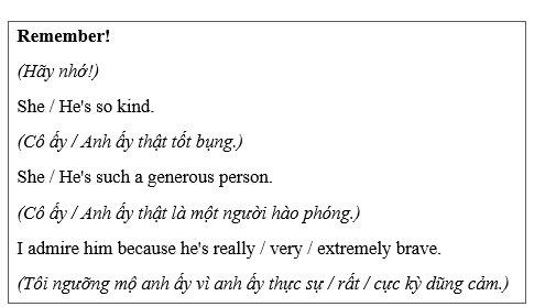 Tiếng Anh 8 Unit 7 Vocabulary and listening: Personal qualities 7 1