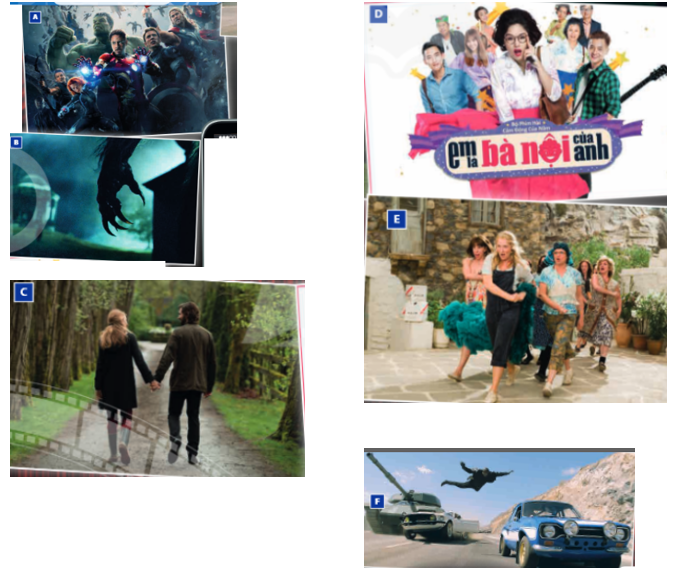 Tiếng Anh 8 Unit 8 Vocabulary: Film and book genres 2 1