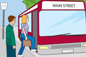 Image Example for take a bus