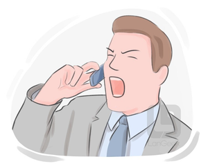 Image Example for raise one’s voice