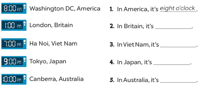 Tiếng Anh lớp 4 Extension activities trang 42, 43 Global Success 1 1